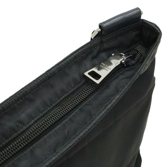 Prada BT0741 Nylon Leather Shoulder Bag - Picture 5 of 7